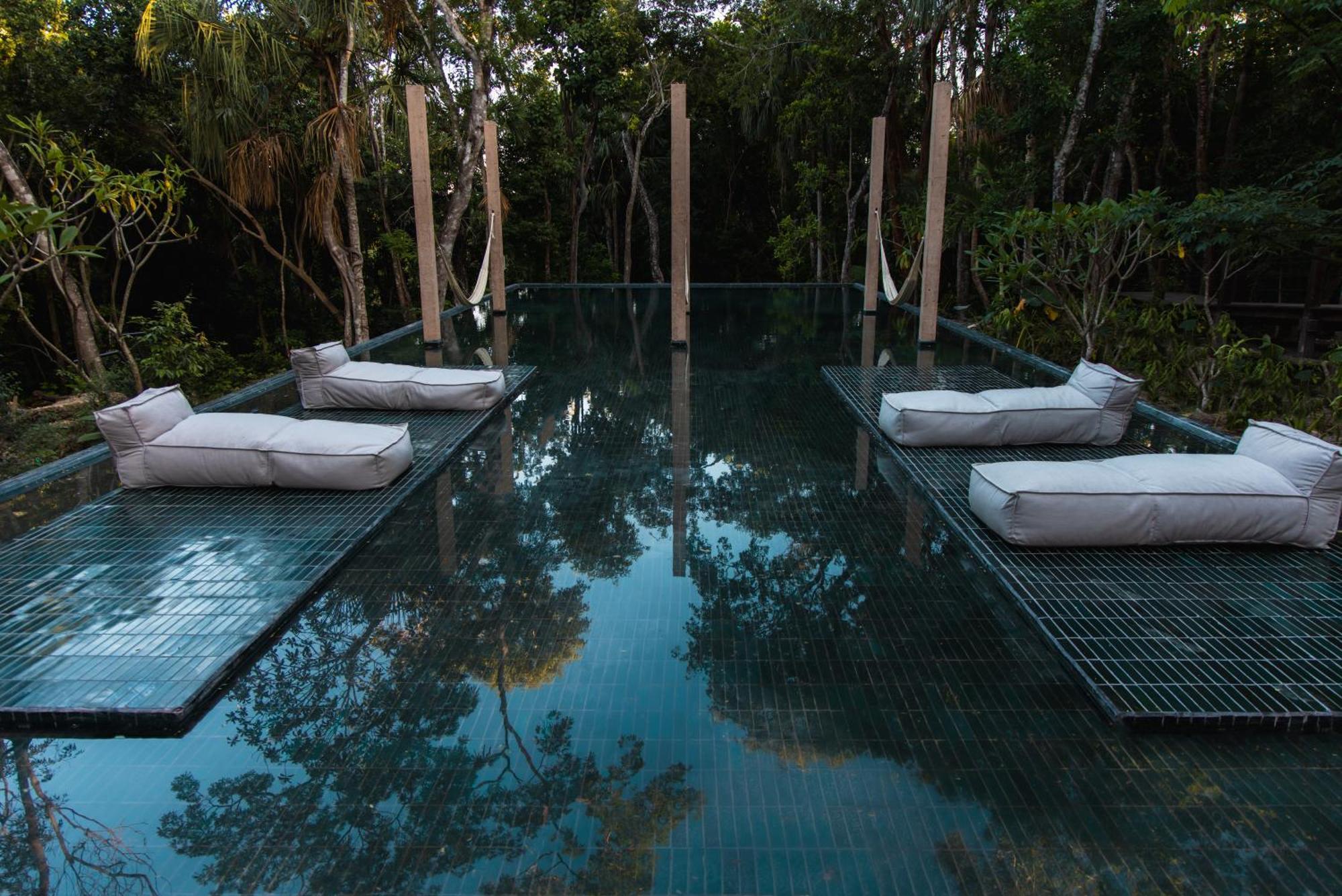 Boca De Agua Bacalar Hotel Xul-Ha Bagian luar foto