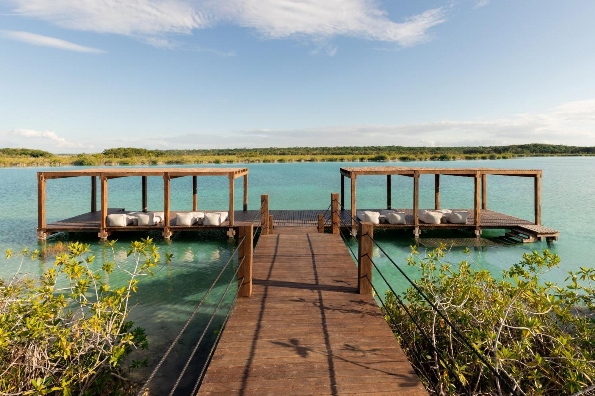 Boca De Agua Bacalar Hotel Xul-Ha Bagian luar foto