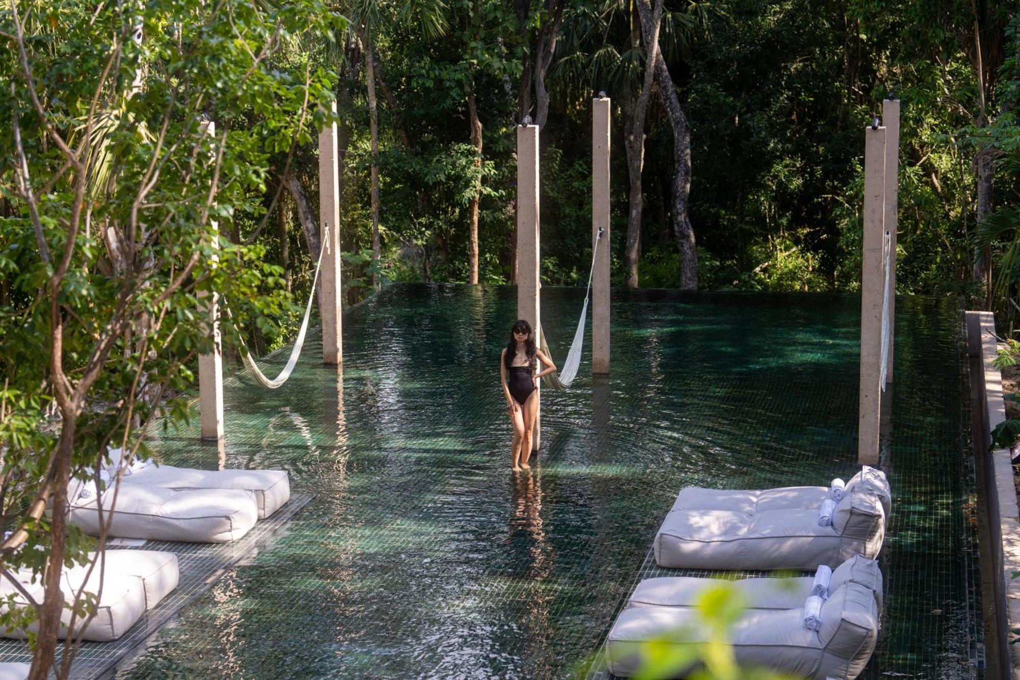 Boca De Agua Bacalar Hotel Xul-Ha Bagian luar foto